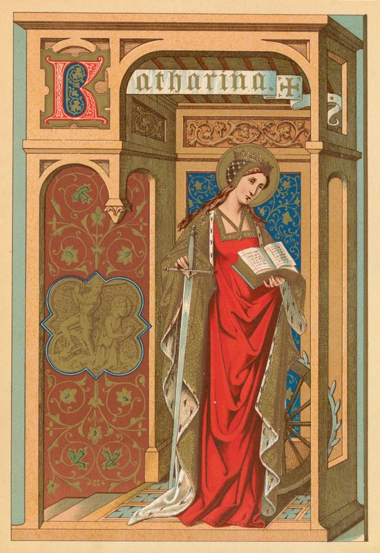St. Katharine door English School