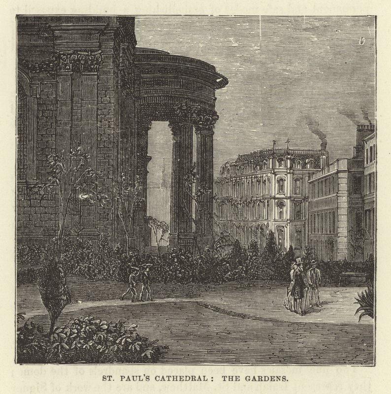 St Pauls Kathedraal, de Tuinen door English School
