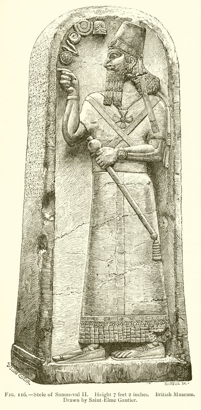 Stele van Samas-Vul II door English School