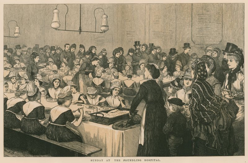 Zondag in het Foundling Hospital door English School