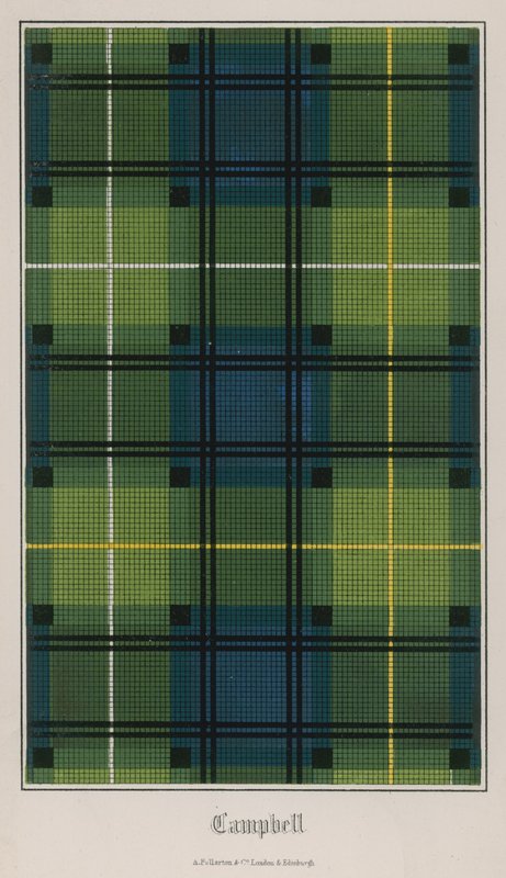 Tartan van Clan Campbell door English School
