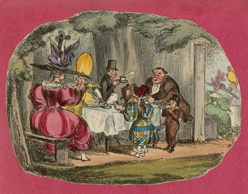 Thee in Vauxhall Gardens door English School