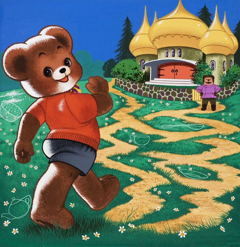 Teddybeer (met verborgen objecten) door English School