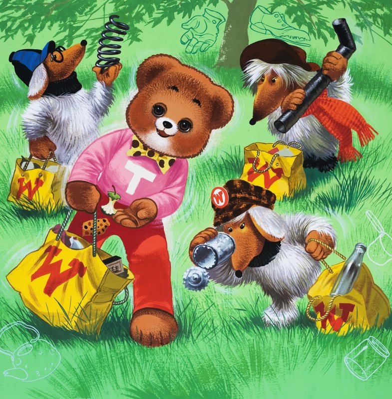 Teddybeer (met verborgen objecten) door English School
