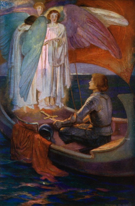 Tennyson Gedicht: Sir Galahad door English School