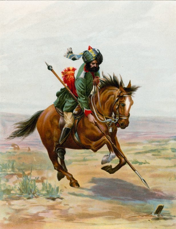 Tent Pegging door English School