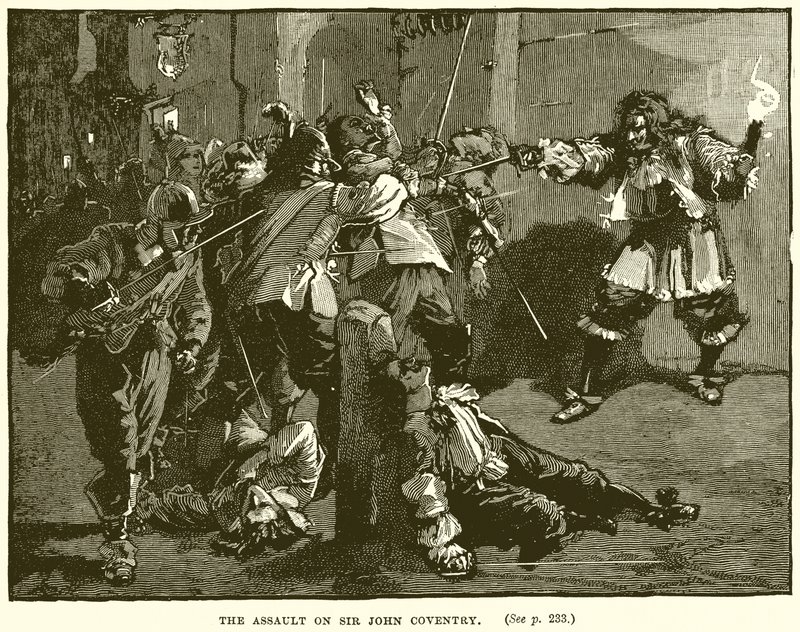 De Aanval op Sir John Coventry door English School