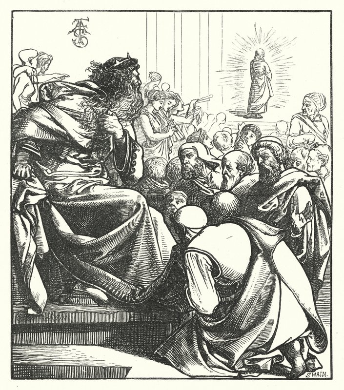 De Avatar van Zeus (gravure) door English School