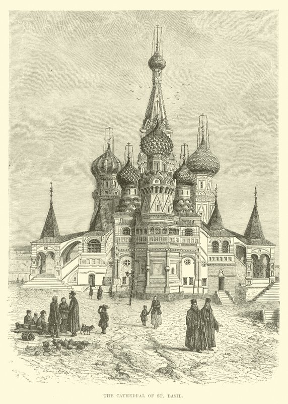 De Kathedraal van Sint-Basilius door English School