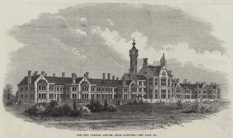 Het Stedelijk Krankzinnigengesticht, nabij Dartford door English School