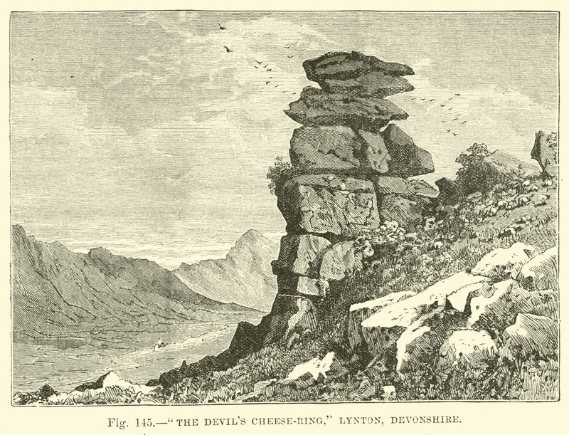 De Duivels Kaasring, Lynton, Devonshire door English School