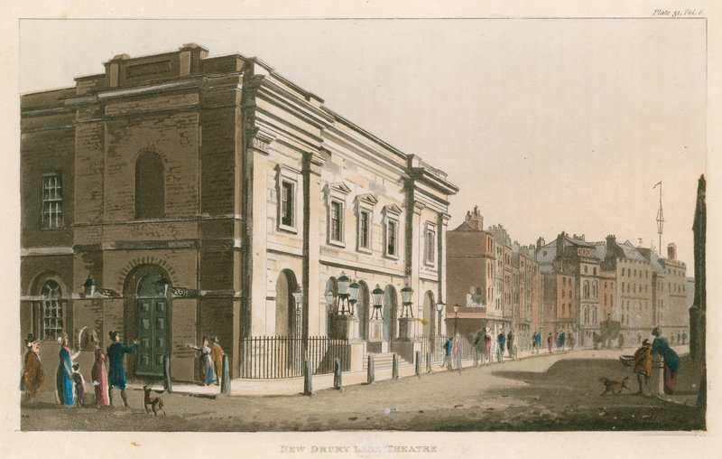 Het Drury Lane Theatre, Londen door English School