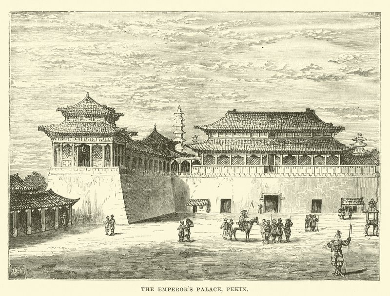 Het Keizerlijk Paleis, Peking door English School