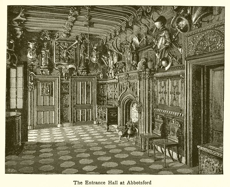 De ingangshal in Abbotsford door English School