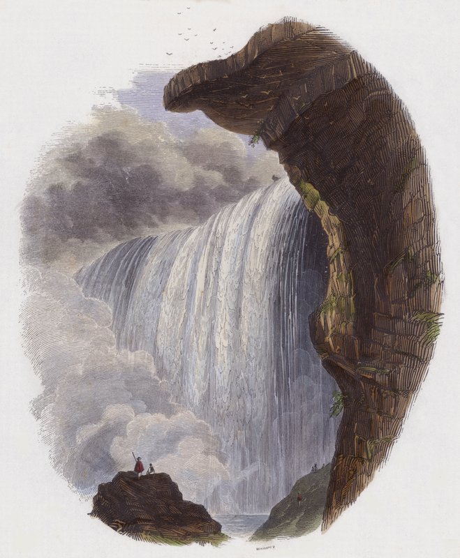 De Niagara-watervallen door English School
