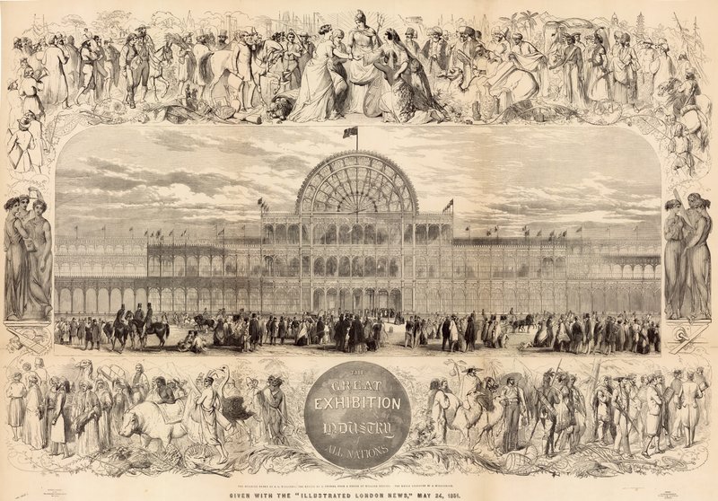 De Grote Tentoonstelling, 1851 door English School