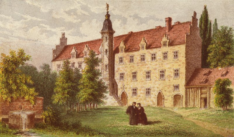 Het huis van Maarten Luther in Wittenberg door English School