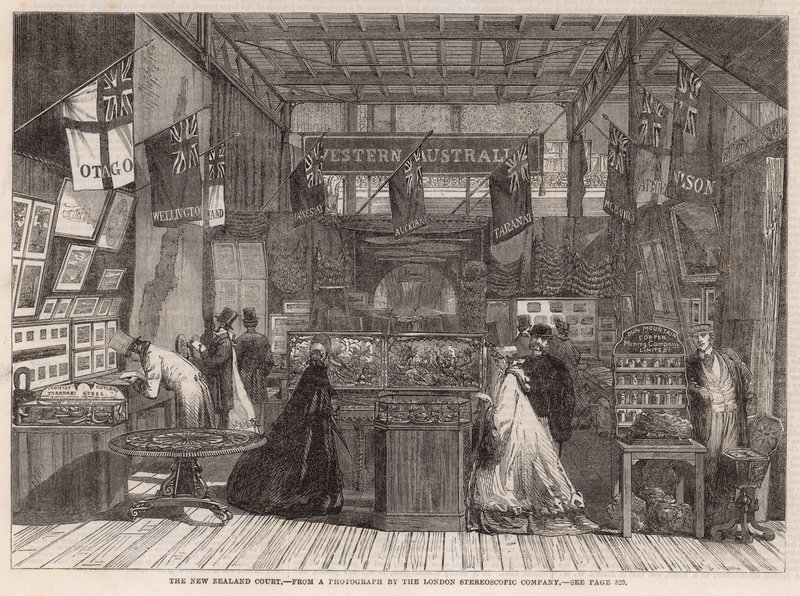 De Internationale Tentoonstelling; Het Nieuw-Zeelandse Hof door English School