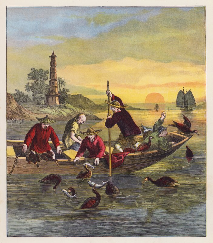 De ijzeren ring (kleur litho) door English School