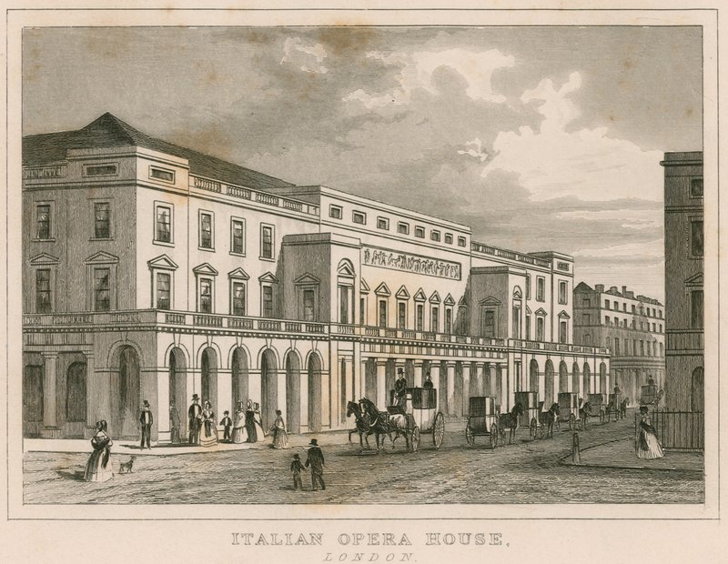 Het Italiaanse Operahuis, Londen door English School
