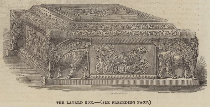 De Layard-doos (gravure) door English School