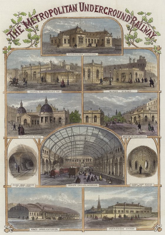 De Metropolitan Underground Railway door English School