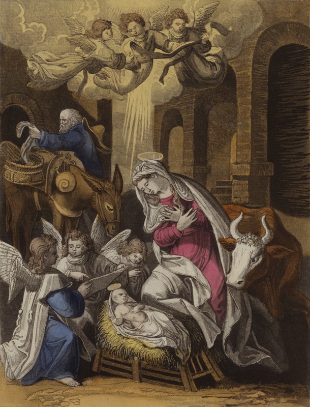 De geboorte van Christus door English School