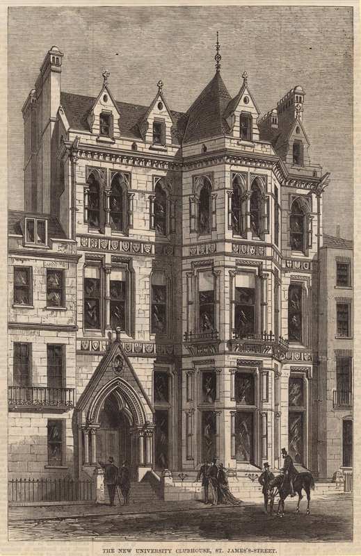 Het Nieuwe Universiteitsclubhuis, St Jamess Street door English School
