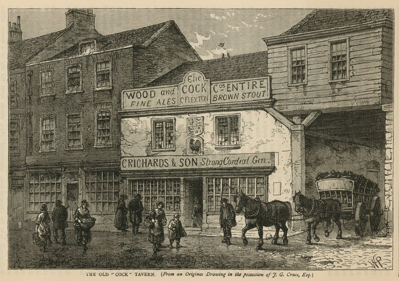 The Old Cock Tavern, Tothill Fields, Londen door English School