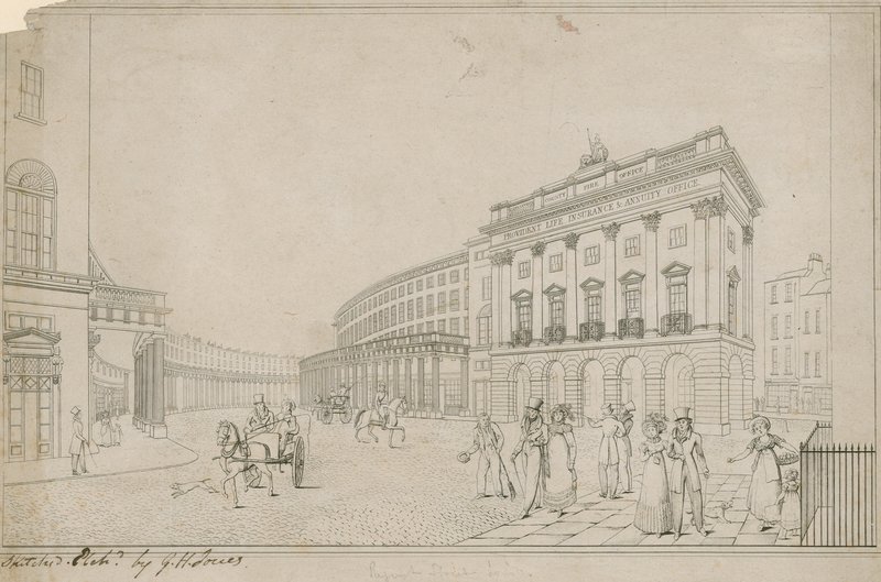 The Quadrant, Regent Street, Londen door English School