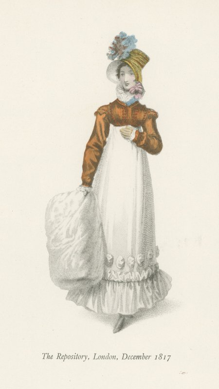 The Repository, Londen, december 1817 door English School