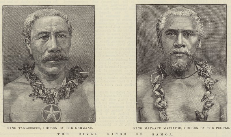 De rivaliserende koningen van Samoa door English School