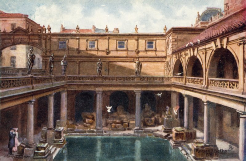 De Romeinse baden, Bath door English School