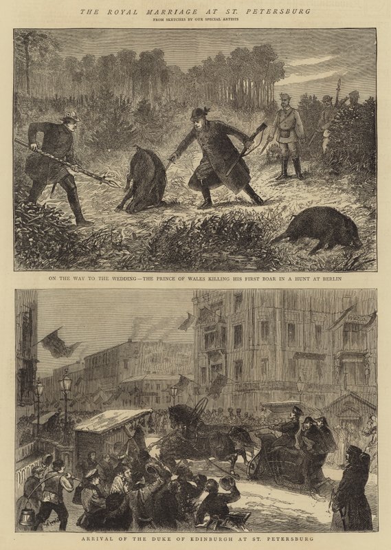 Het Koninklijk Huwelijk in St. Petersburg door English School