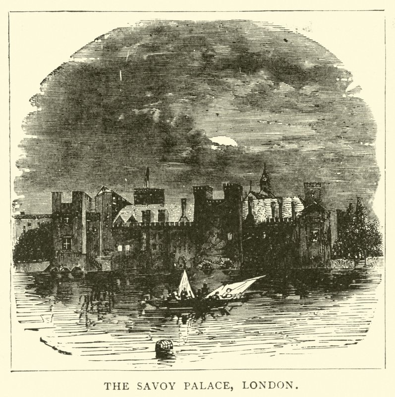 Het Savoy Palace, Londen door English School