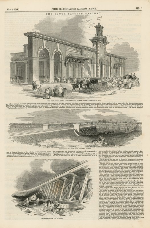 De South Eastern Railway door English School