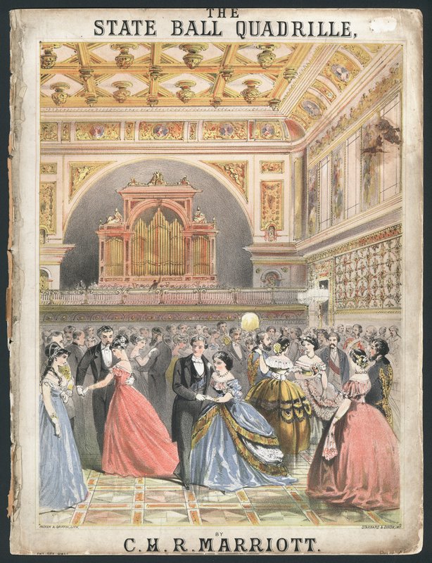 Het Staatsbal Quadrille door English School