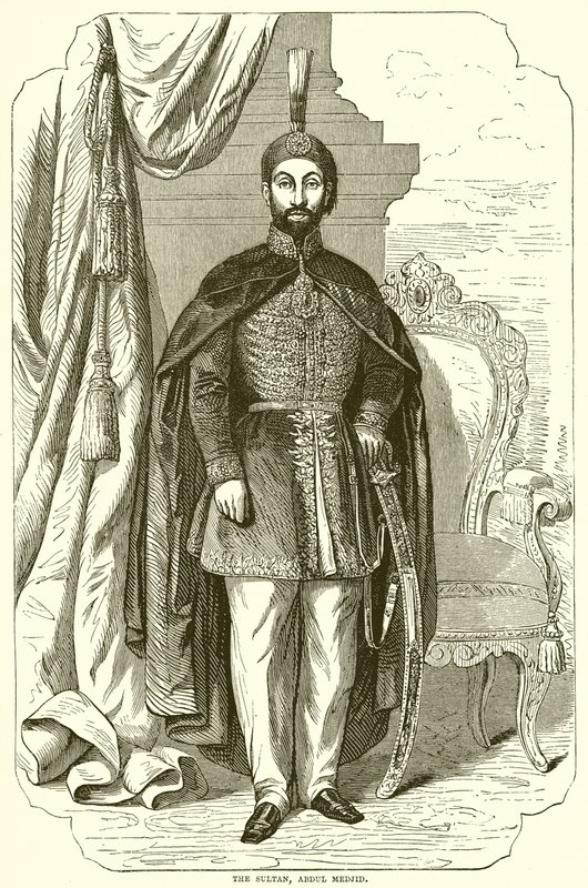 De sultan, Abdul Medjid door English School