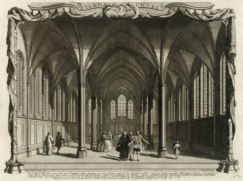 De Temple Church door English School