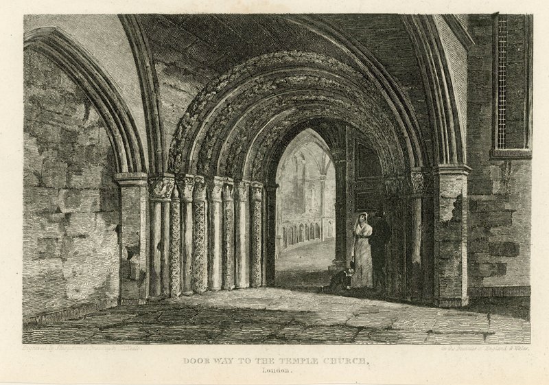 De Temple Church door English School