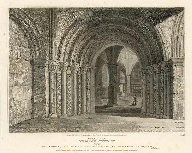 De Temple Church door English School