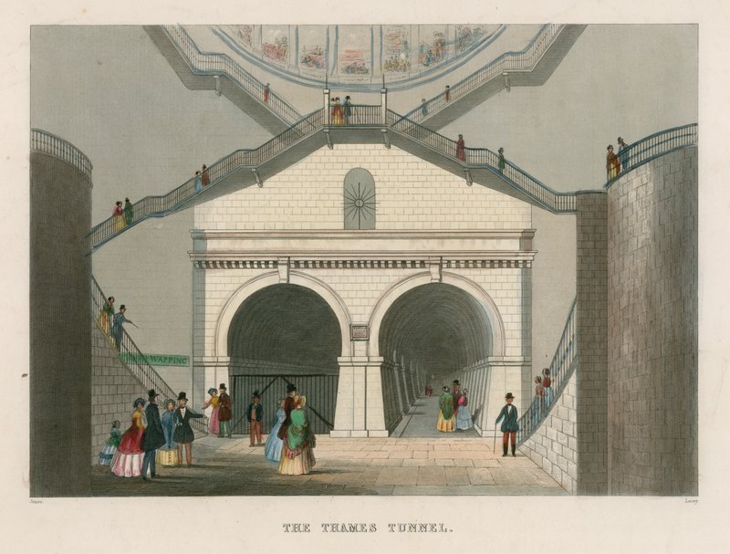De Thames Tunnel door English School