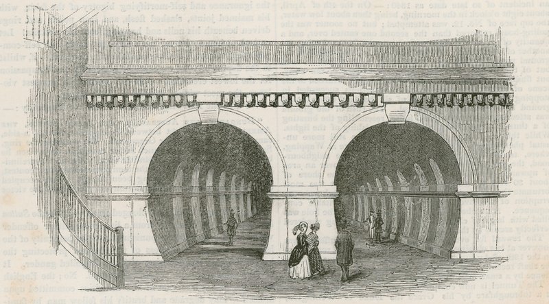 De Thames Tunnel door English School