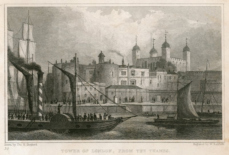De Tower of London door English School