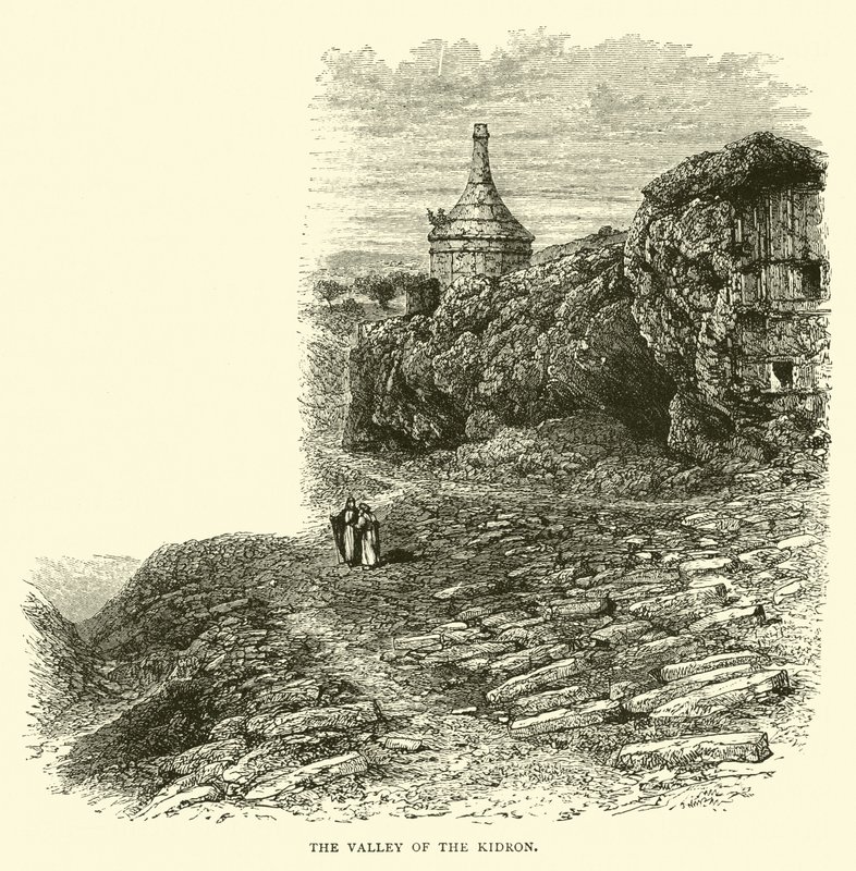 De vallei van de Kidron door English School