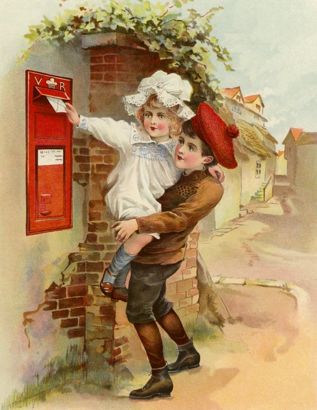 De Dorpsbrievenbus door English School