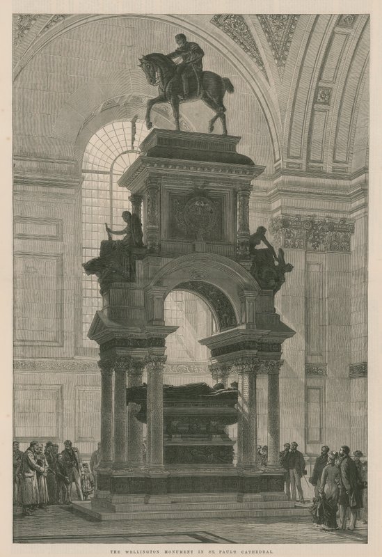 Het Wellington Monument in St Paul
