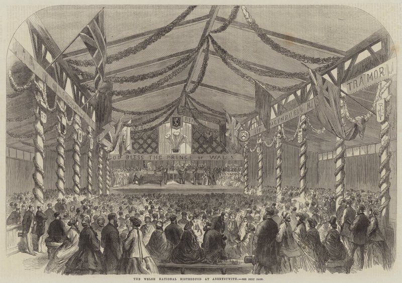 De Welshe Nationale Eisteddfod in Aberystwith door English School
