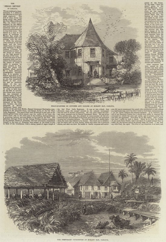 De zwarte opstand in Jamaica door English School