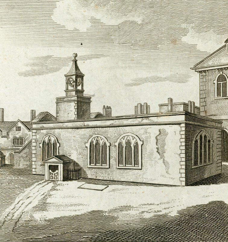 De kapel in de Tower of London door English School